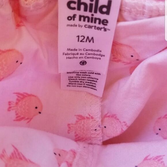 Pink goldfish ruffle bloomers - Picture 3 of 4